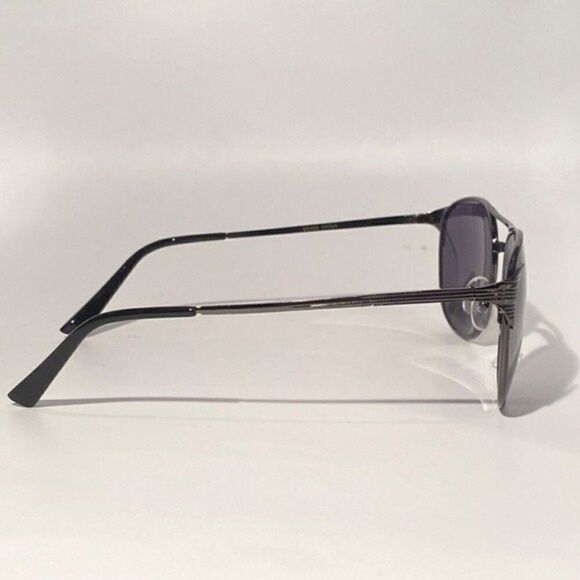 0564 Aviator Sunglasses Black Frame Black Lens UV400 NWT main image 6